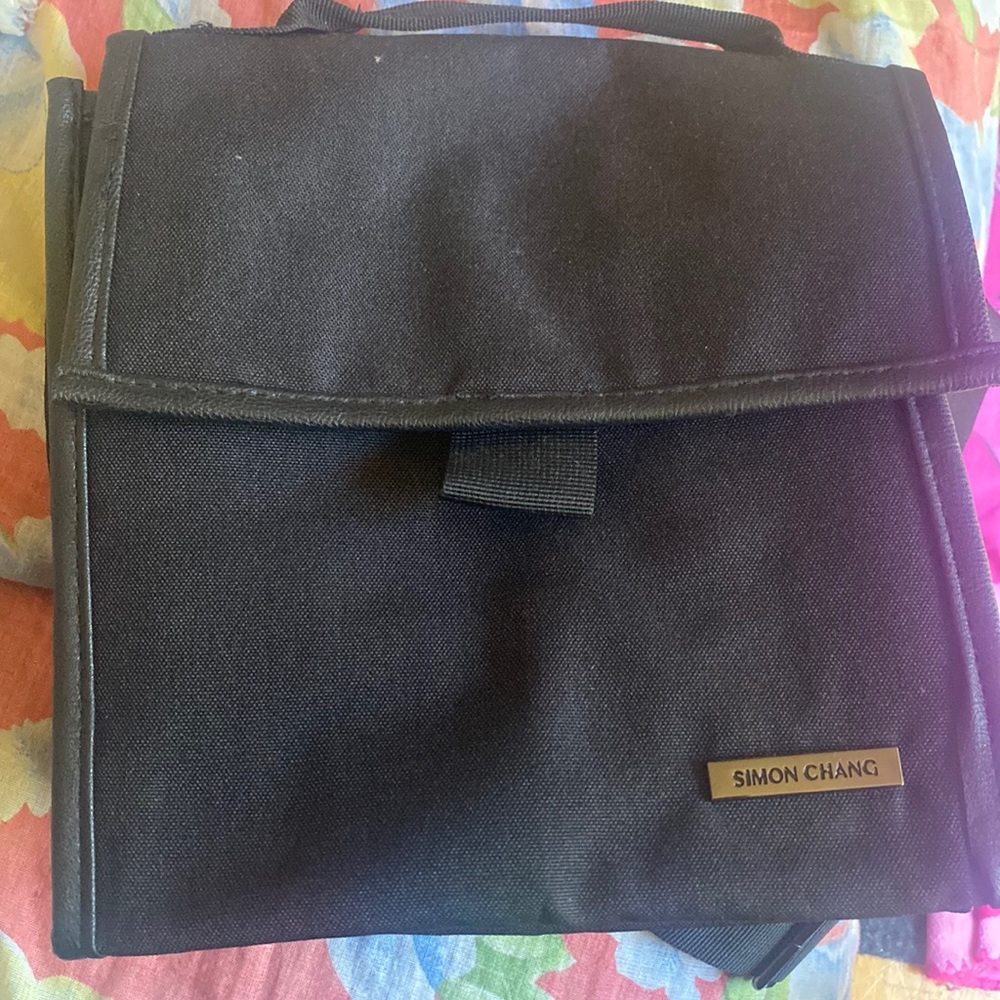 Black insulated Lunch Bag